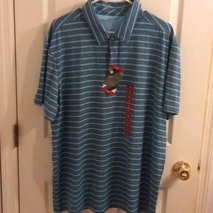 Short sleeve blue polo